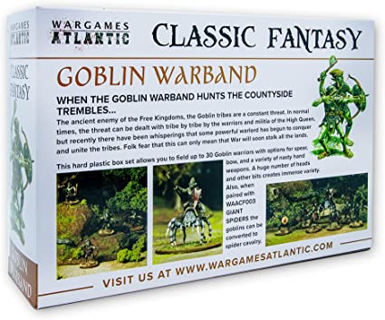 Goblin Warband - 30x 28mm Classic Fantasy Tropes
