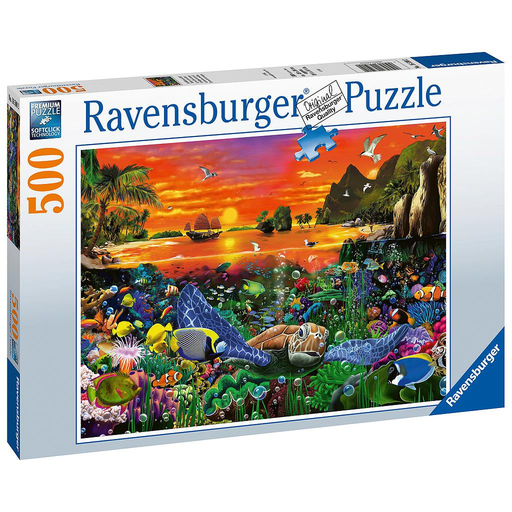 Ravensburger - Turtle in the Reef 500 Piece Jigsaw