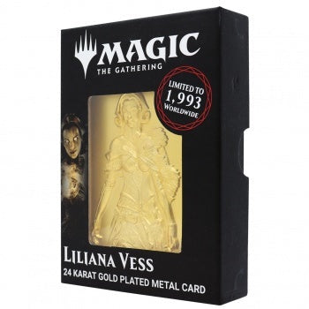 Magic: The Gathering Liliana Vess 24 Karat Gold Plated Card