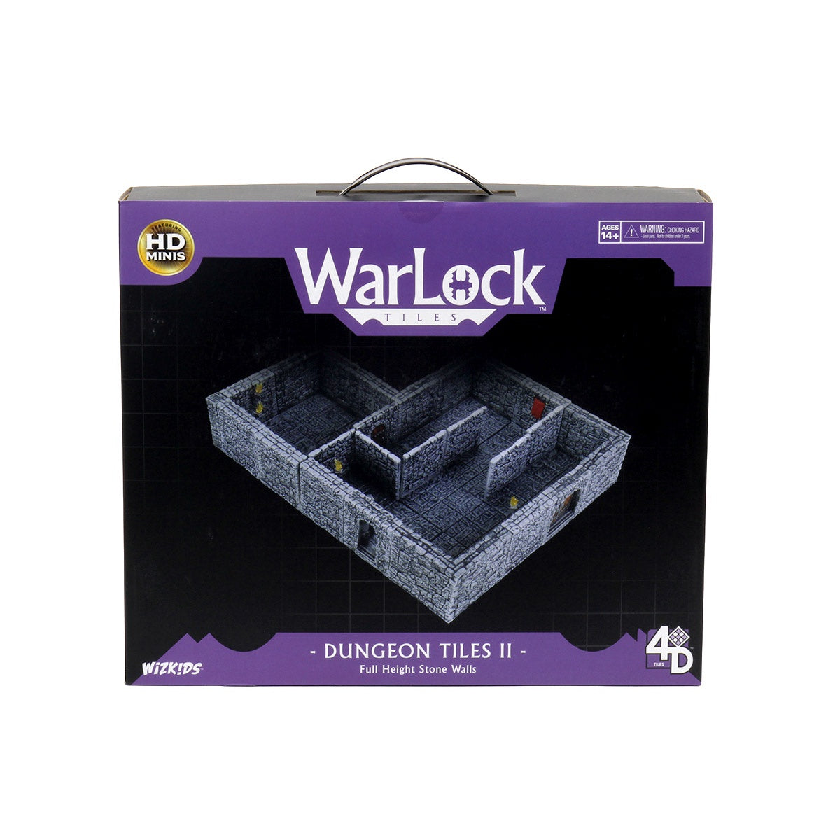 WarLock Tiles Dungeon Tiles II Full Height Stone Walls Expansion