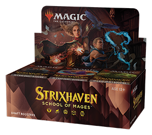 Magic the Gathering Strixhaven: School of Mages Draft Booster Case