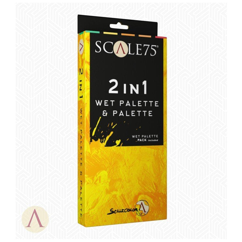 Scale 75 Accessories 2 In 1 Wet Palette And Palette