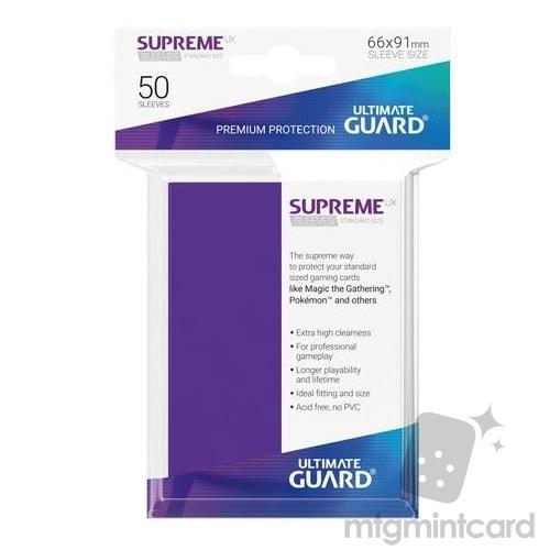 Ultimate Guard Supreme Ux Standard Size Purple (50) - Good Games