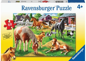 Ravensburger - Happy Horses 60 Piece Jigsaw