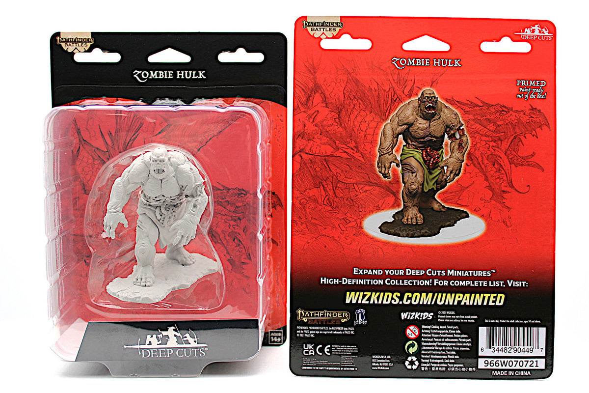 Pathfinder Deep Cuts Unpainted Miniatures Zombie Hulk