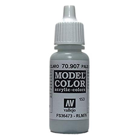 Vallejo Model Colour - Pale Grey Blue 17ml Acrylic Paint (AV70907)