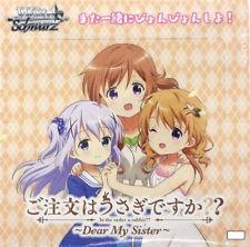 Weis Schwarz Ws-Bt Gochumon Wa Usagi Desu Ka? ~Dear My Sister~ Booster Pack Japanese - Good Games