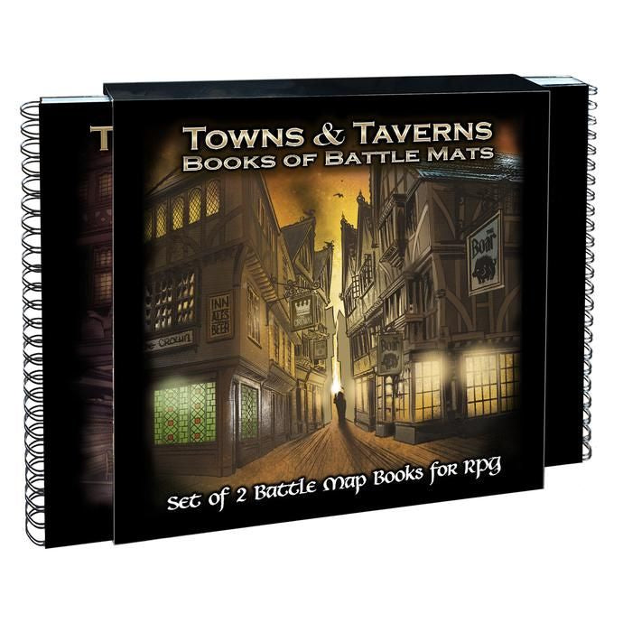 Books of Battle Mats Towns &amp; Taverns