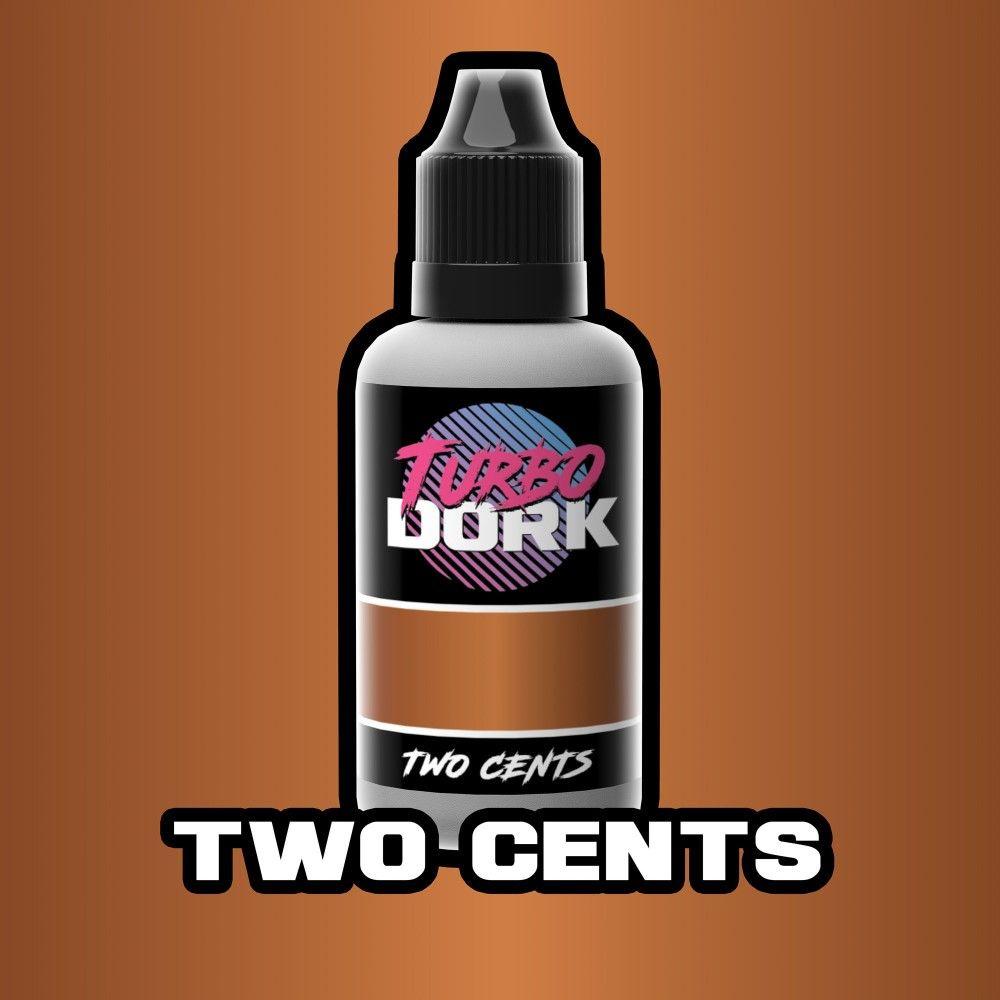 Turbo Dork Two Cents Metallic Acrylic Paint 20ml Bottle - Good Games