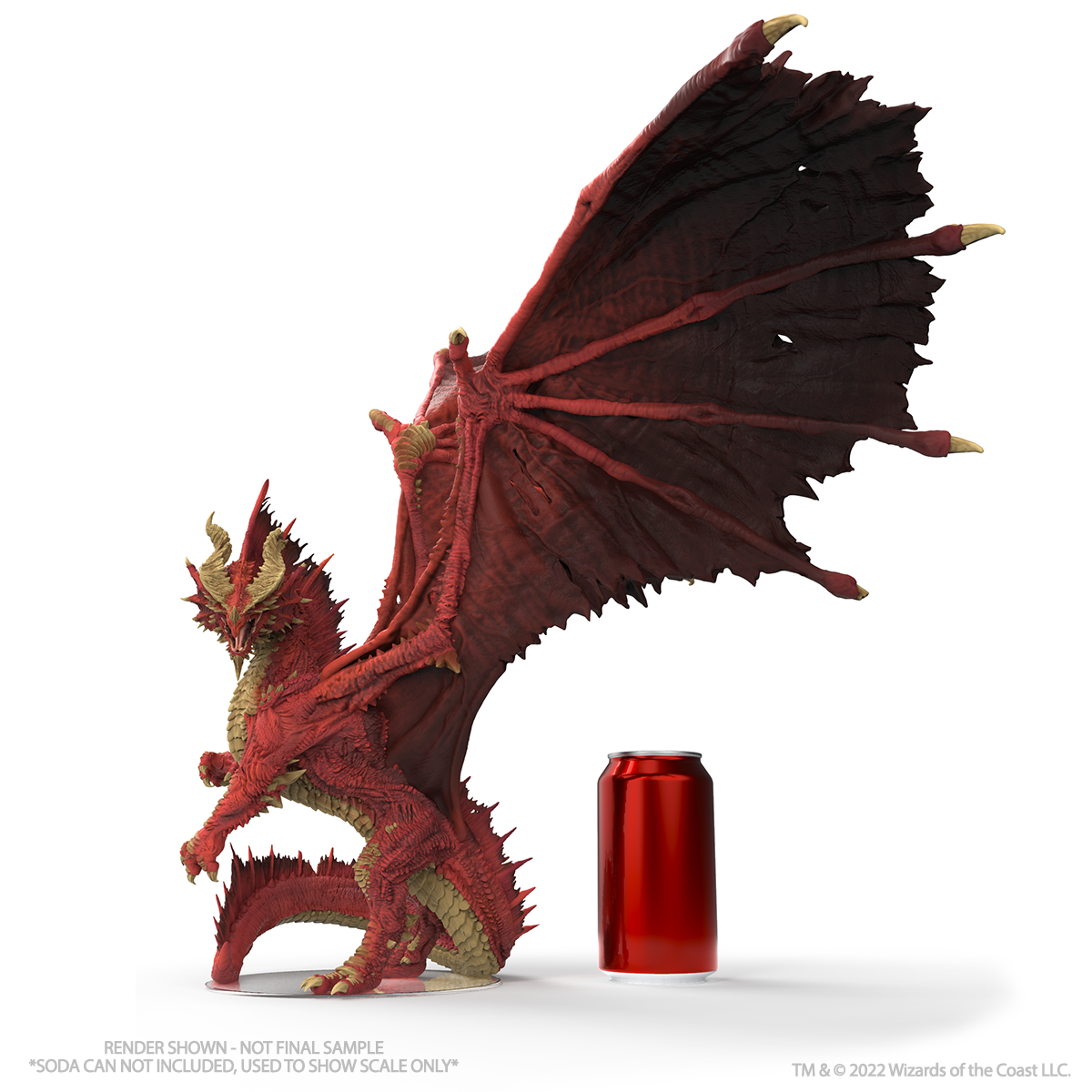 Dungeons &amp; Dragons Icons of the Realms Balagos Ancient Red Dragon
