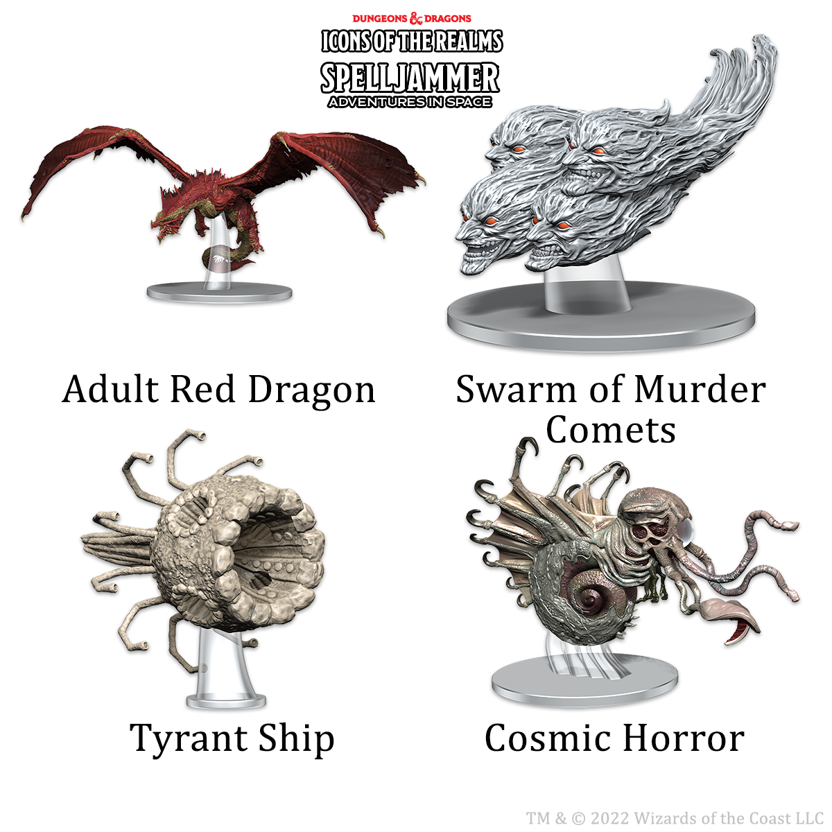 Dungeons &amp; Dragons Icons of the Realms Ship Scale Threats from the Cosmos