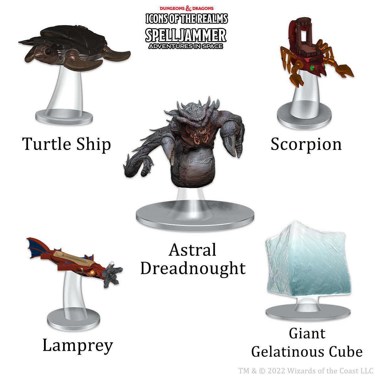 Dungeons &amp; Dragons Icons of the Realms Ship Scale Attacks from Deep Space
