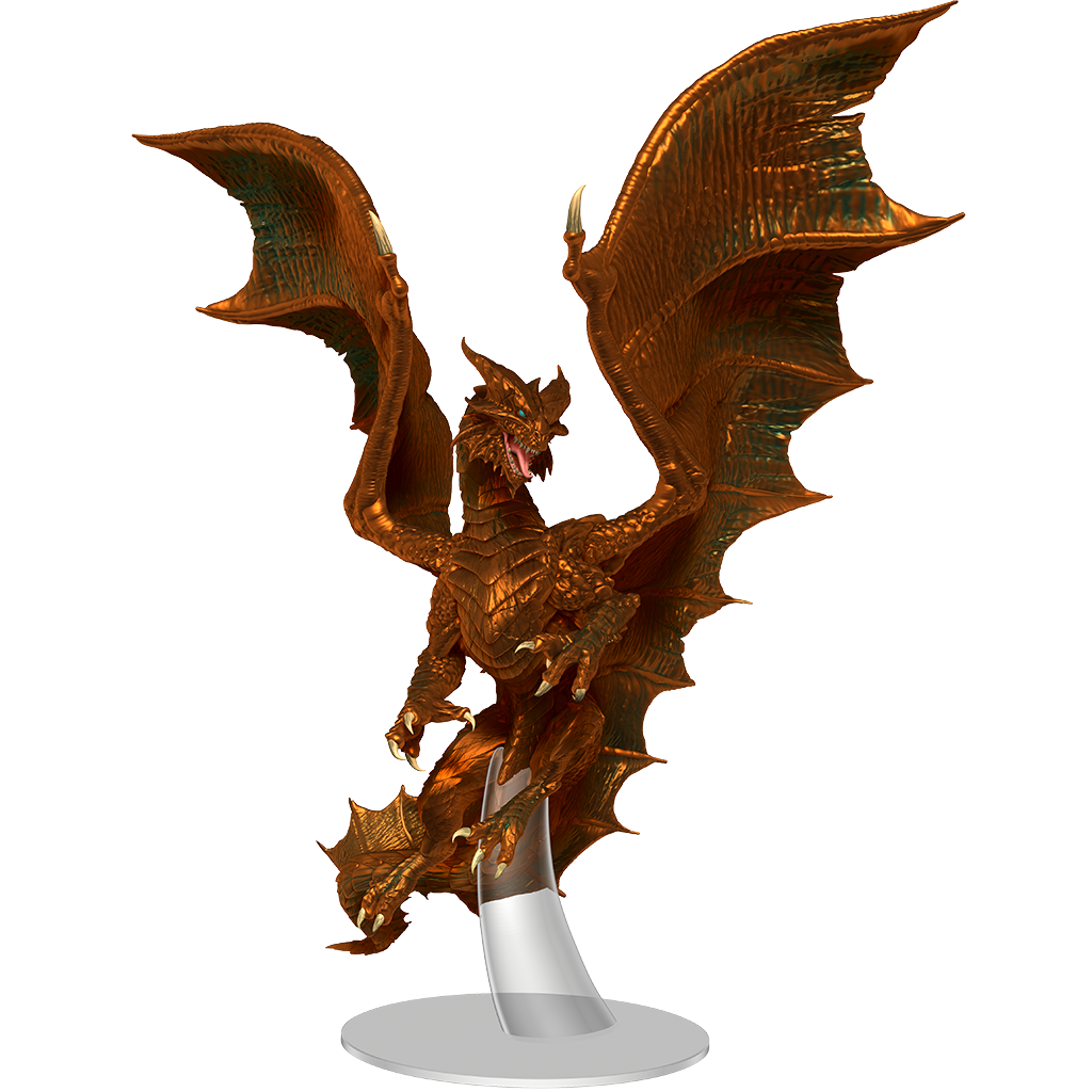 D&amp;D Icons of the Realms Adult Copper Dragon