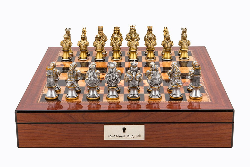 Dal Rossi - Warriors Chess Set on Walnut Board 16