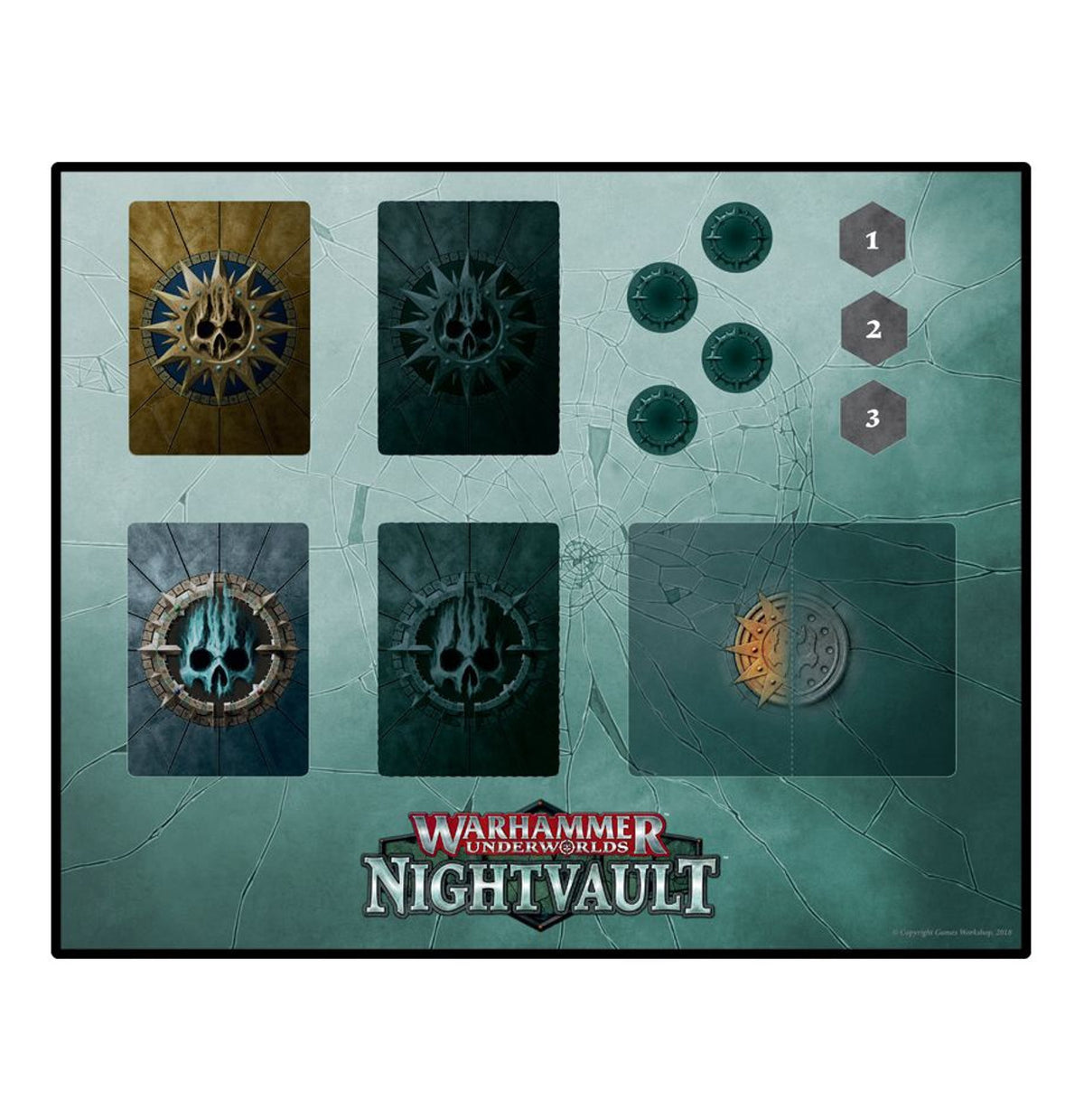 Warhammer Underworlds - Nightvault Dashboard Mat 110-40