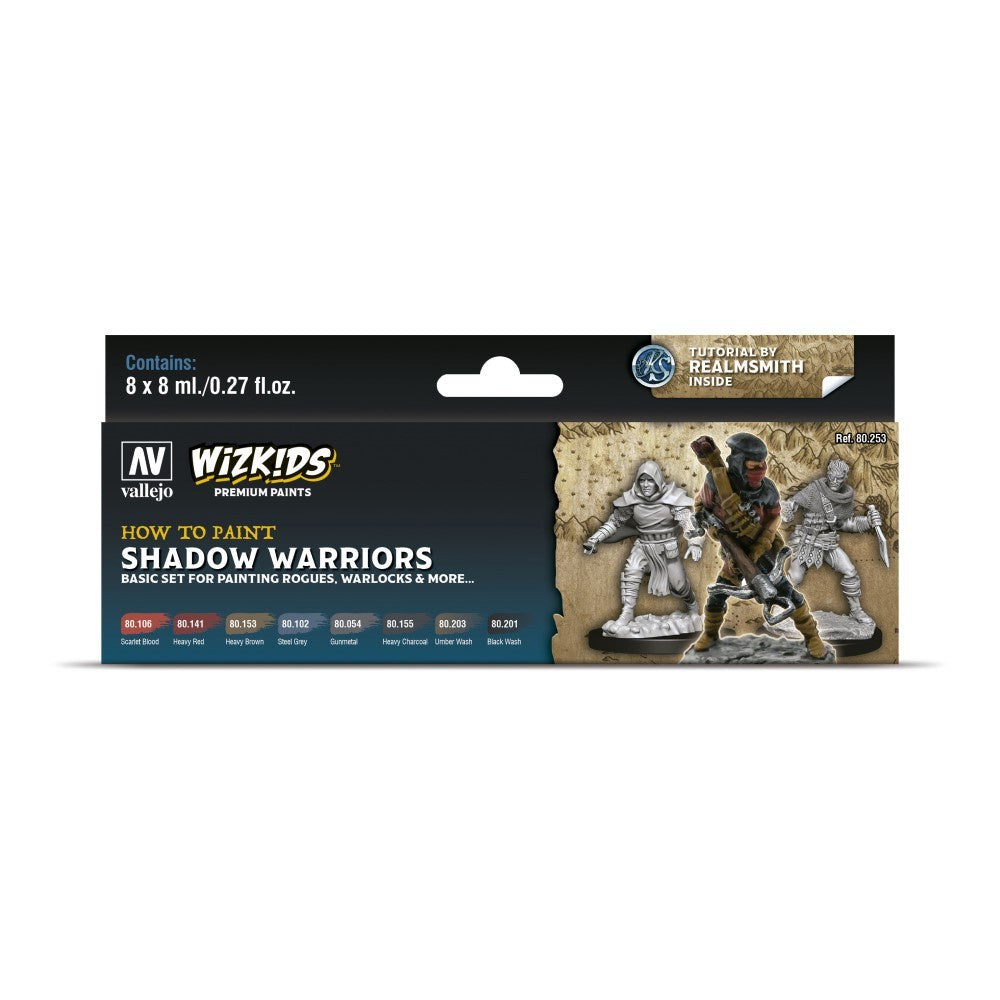 Wizkids Premium Paint Set by Vallejo: Shadow Warriors