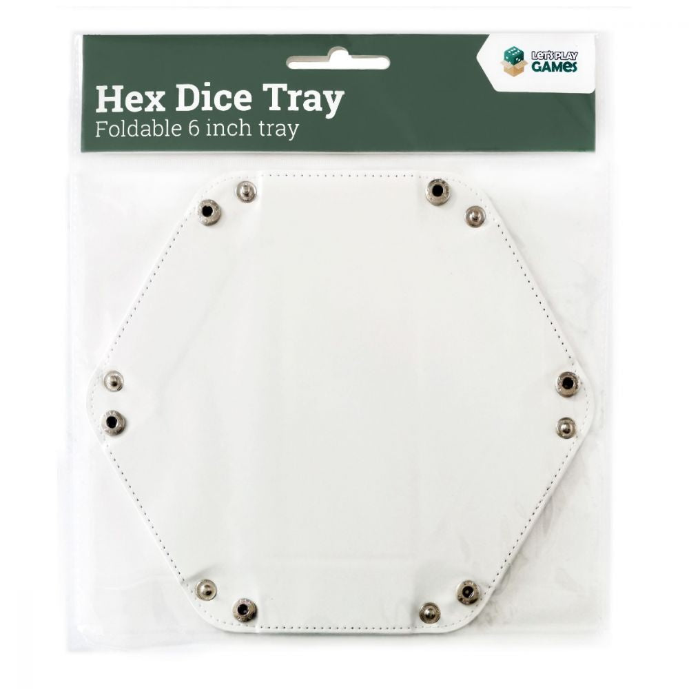 LPG Hex Dice Tray 6 White