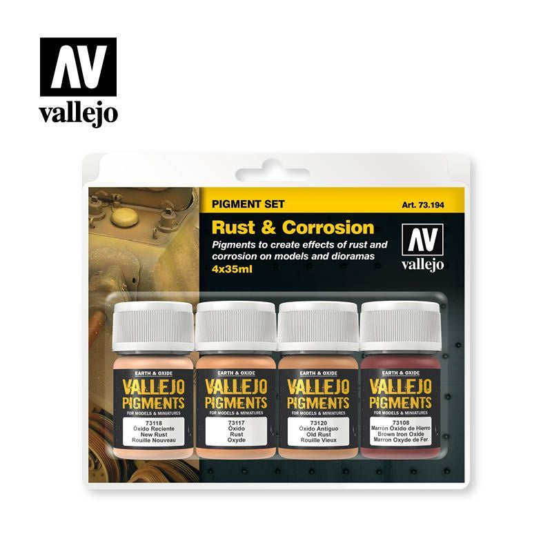 Vallejo Pigments - Set Rust &amp; Corrosion 35ml