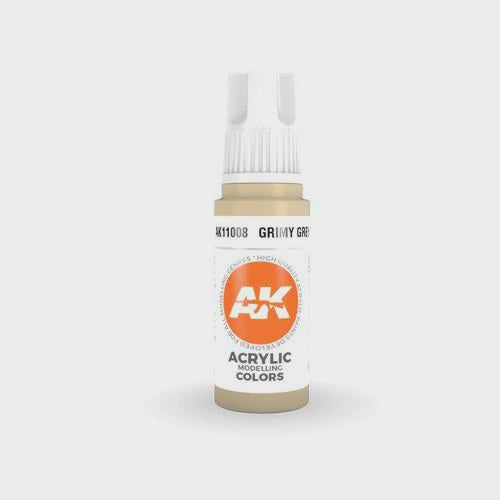 AK Interactive 3Gen Acrylics - Grimy Grey 17ml