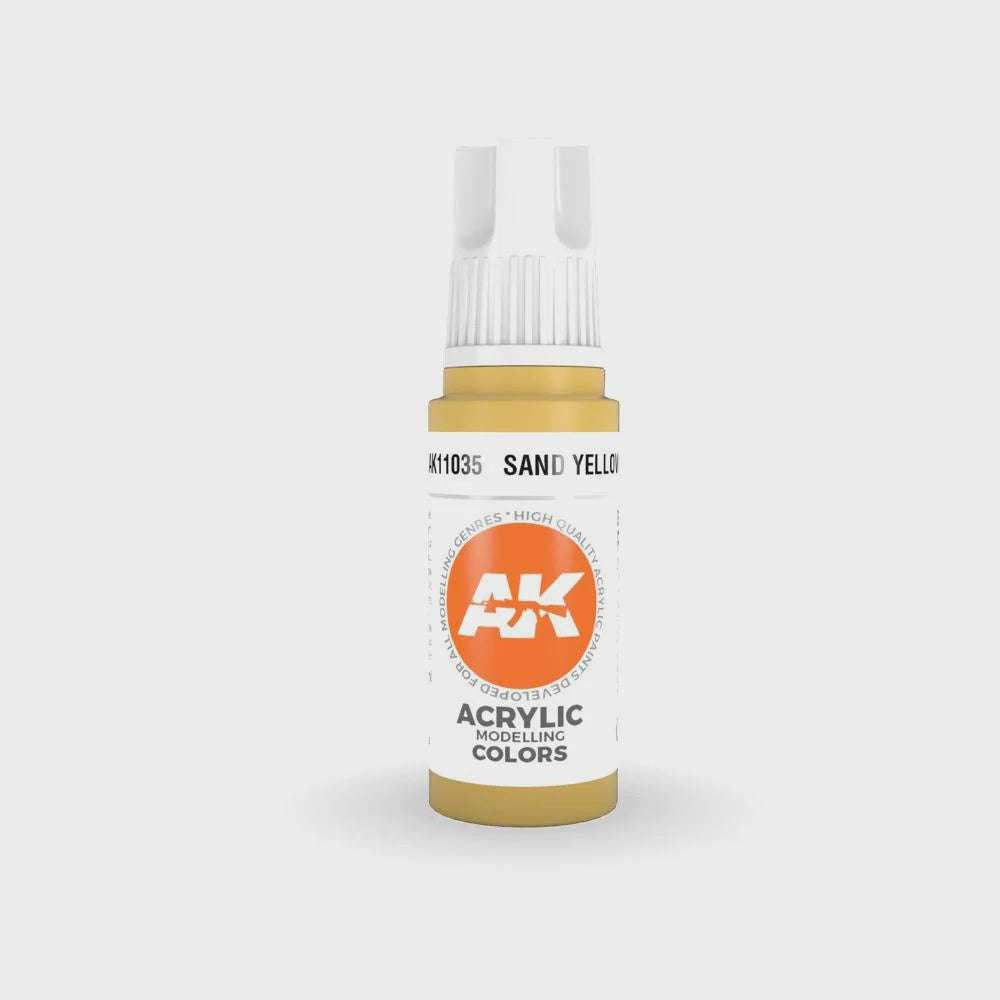 AK Interactive 3Gen Acrylics - Sand Yellow 17ml