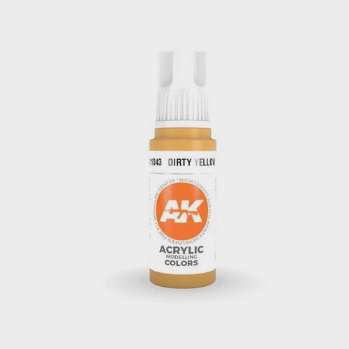 AK Interactive 3Gen Acrylics - Dirty Yellow 17ml