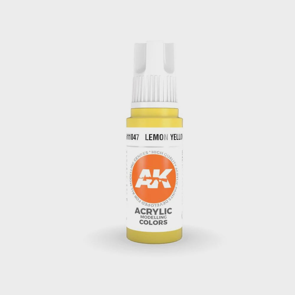 AK Interactive 3Gen Acrylics - Lemon Yellow 17ml