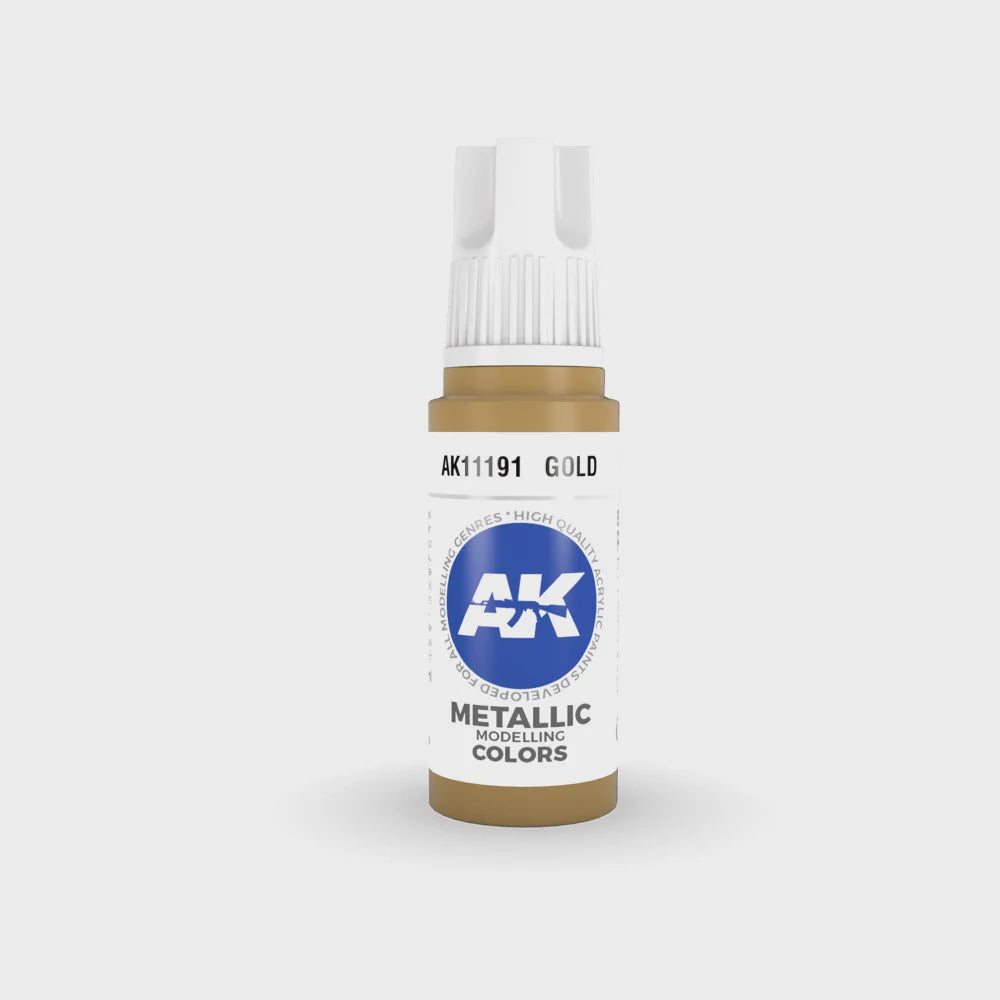 AK Interactive 3Gen Acrylics - Gold 17ml