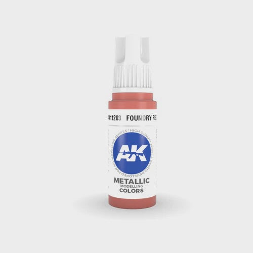 AK Interactive 3Gen Acrylics - Foundry Red 17ml