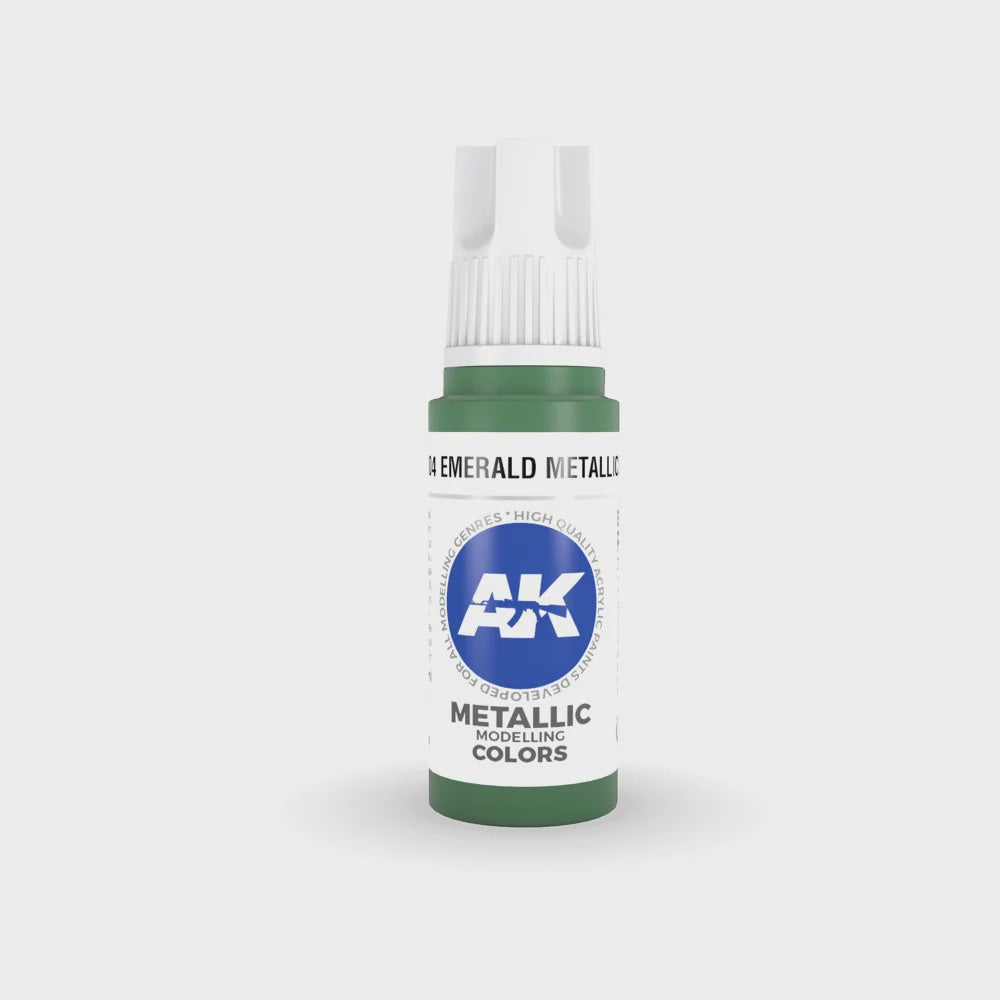 AK Interactive 3Gen Acrylics - Emerald Metallic Green 17ml