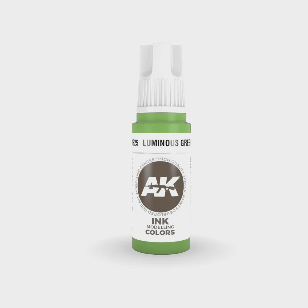 AK Interactive 3Gen Acrylics - Luminous Green INK 17ml