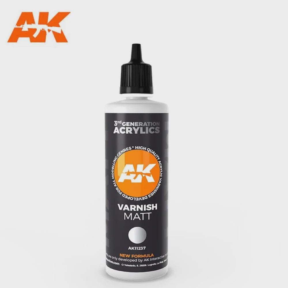 AK Interactive 3Gen Varnish - Matt Varnish 100 ml