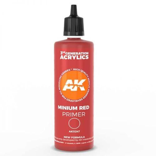 AK Interactive 3Gen Primers - Minimum red surface Primer 100ML