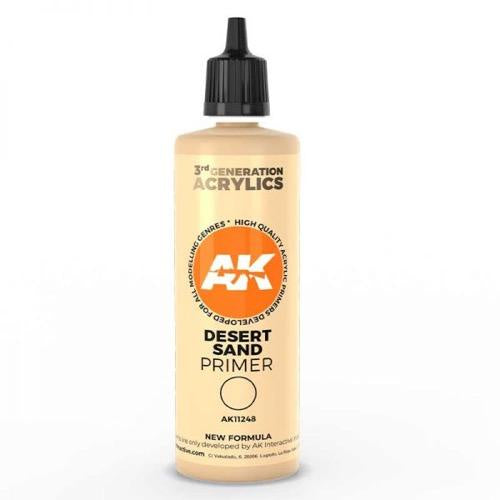 AK Interactive 3Gen Primers - Desert sand surface Primer 100ML