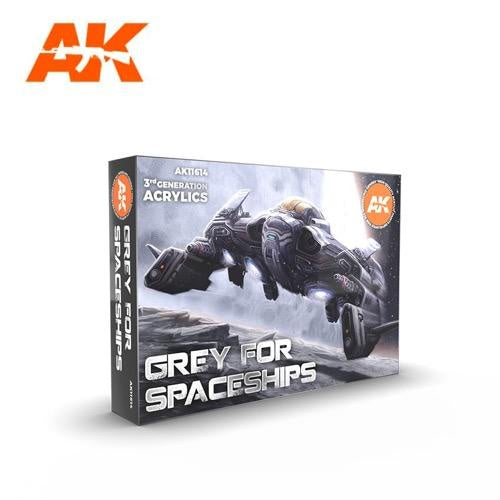 Ak Interactive 3Gen Sets - Grey For Spaceships