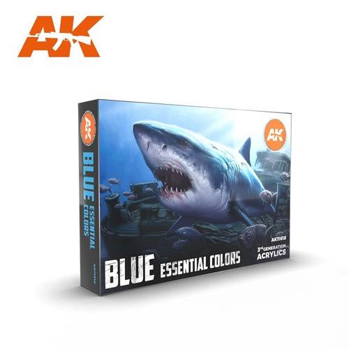 Ak Interactive 3Gen Sets - Blue Essential Colors