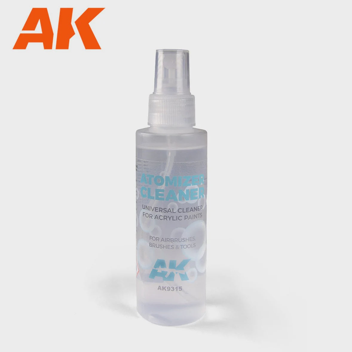 AK Interactive Auxiliaries - Atomizer Cleaner For Acrylic 125Ml