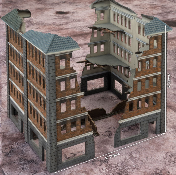 Battlefield in a Box: Ruined City Building (Plastic)