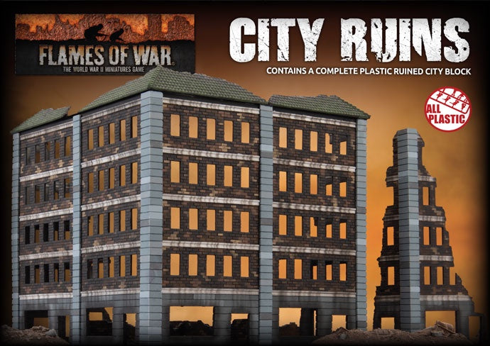 Battlefield in a Box: Ruined City Building (Plastic)