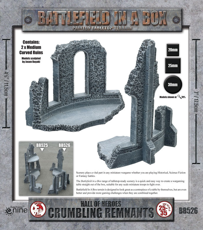 Battlefield in a Box: Gothic Battlefield - Crumbling Remnants