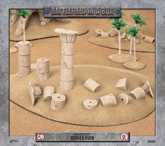 Battlefield in a Box: Forgotten City - Buried Ruin (x1) - 30mm