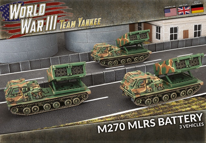 Battlefront Miniatures - M270 MLRS Battery (3 Vehicles) (TUBX25)