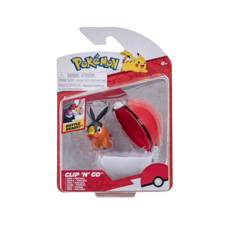 Pokemon Clip n Go Ball (Tepig)