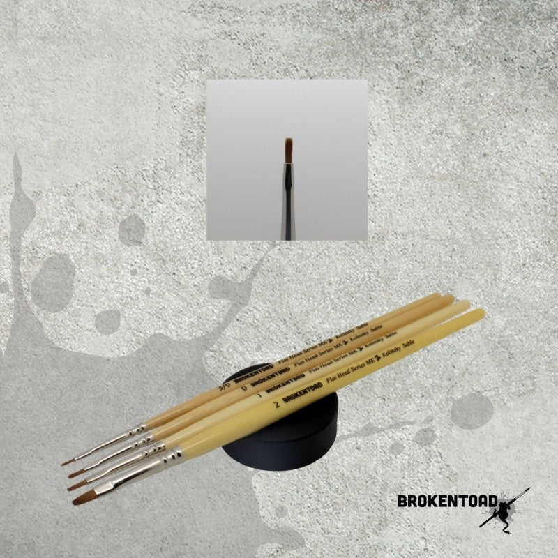 Broken Toad - Flat Head Series MK2 Brush - Size 0