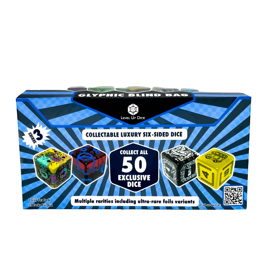 Level Up Dice - Glyphic Blind Bags Series 3 Box