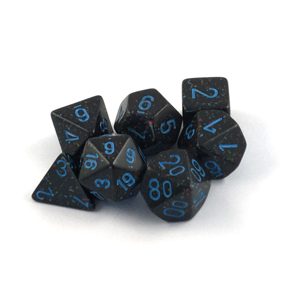 Chessex - Speckled Polyhedral 7-Die Set - Blue Stars (CHX25338)
