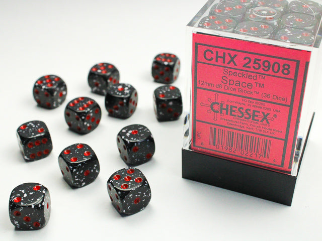 Chessex - Speckled 12mm D6 Set - Space (CHX25908)