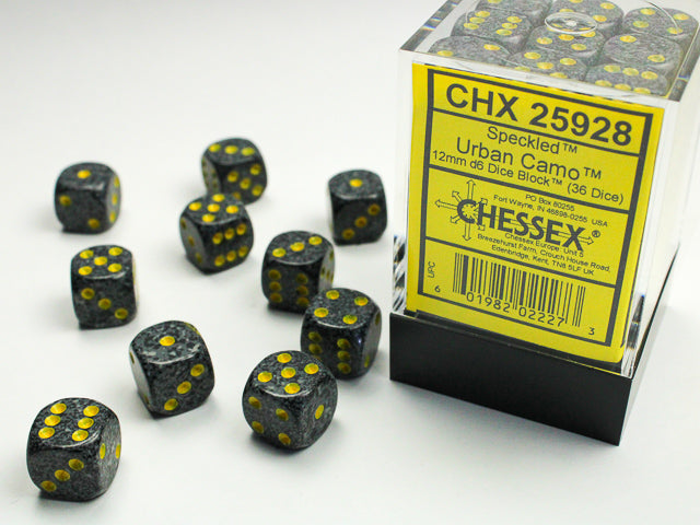 Chessex - Speckled 12mm D6 Set - Urban Camo (CHX25928)