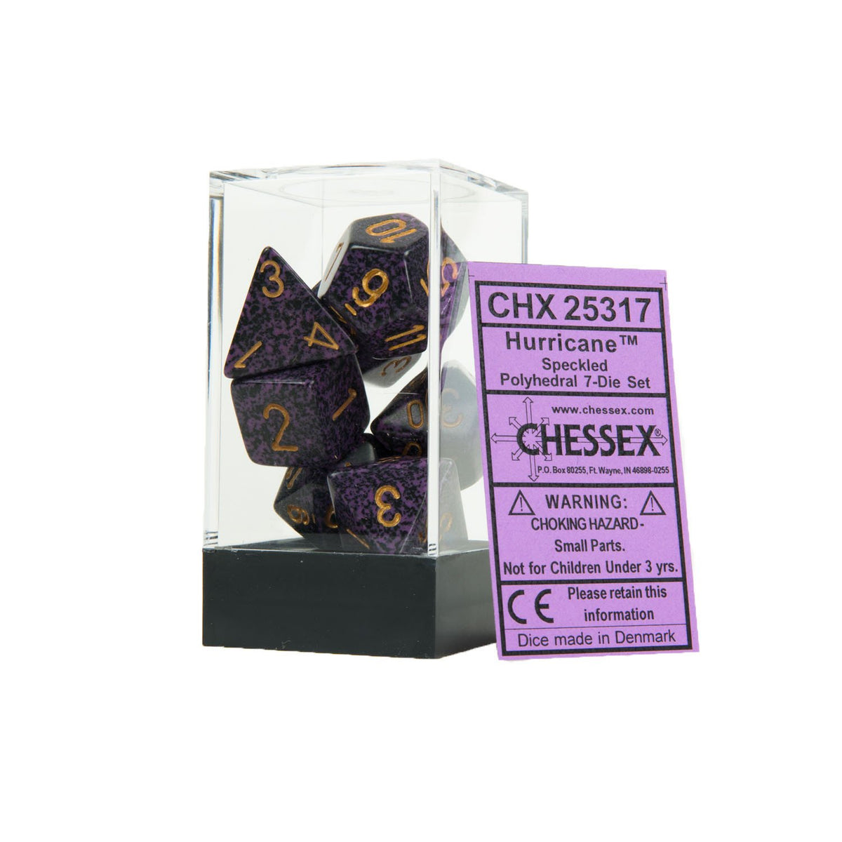Chessex - Speckled Polyhedral 7-Die Set - Hurricane (CHX25317)