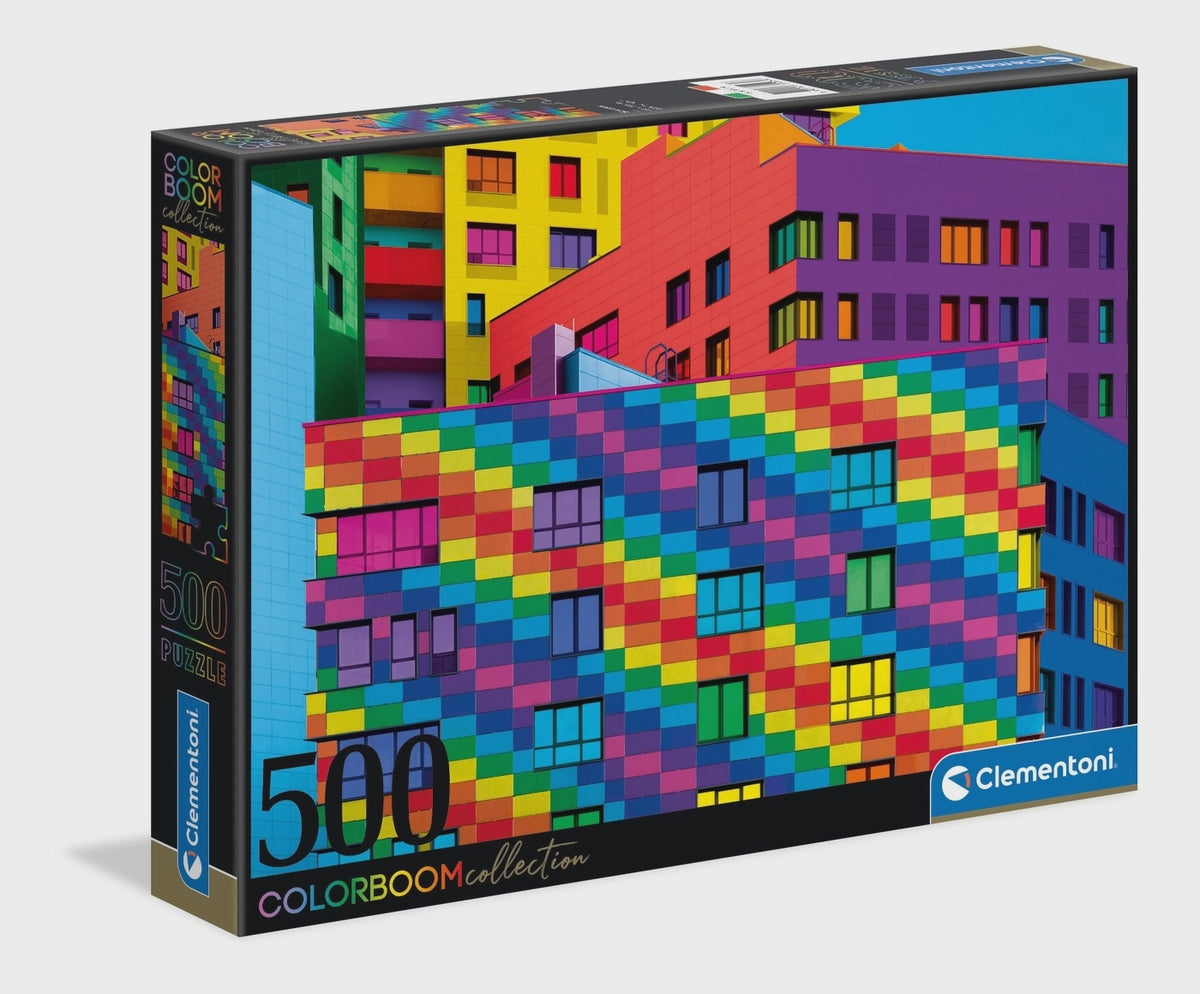 Clementoni Colorboom Squares 500 Piece Jigsaw