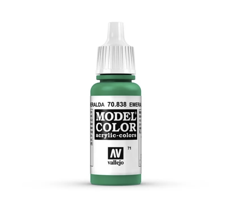 Vallejo Model Colour - Emerald 17ml Acrylic Paint (AV70838)